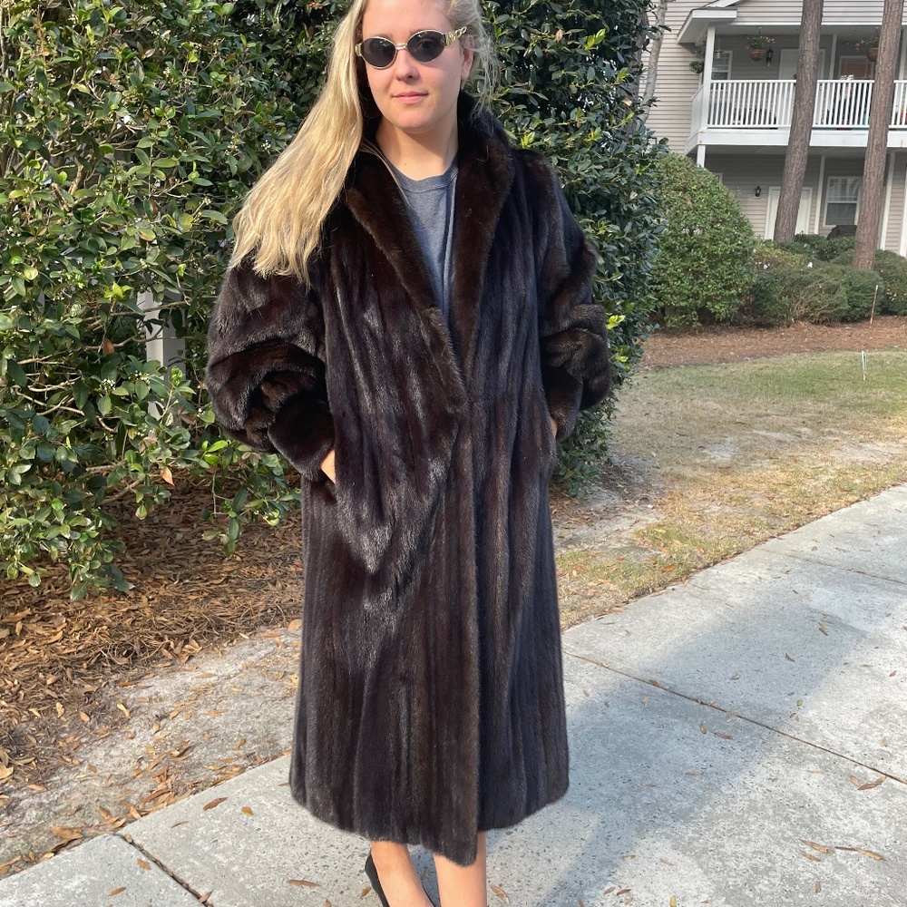 Full length Mink coat Reichlin Ellin Levin Connecticut